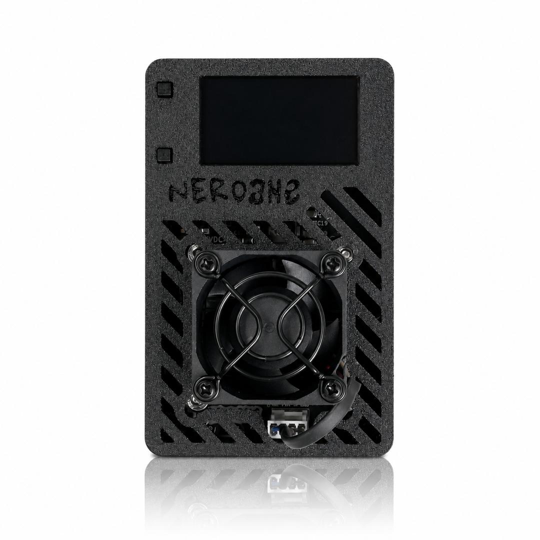 NerdAxe 1.5 TH/s Bitcoin Solo Miner – Single BM1370 ASIC, ~25W, Open-Source AxeOS, Compact Desktop Miner with WiFi & OLED Display