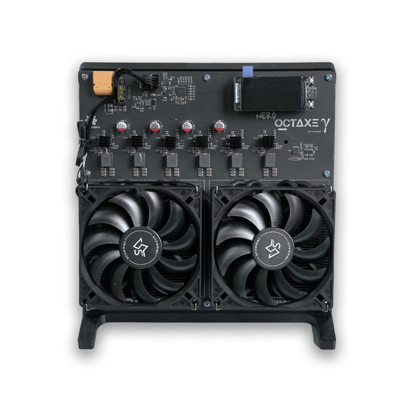 NerdOctaxe New Rev 3.1 Bitcoin Solo Miner – 12TH/s High-Efficiency ASIC (Replaces 9.6T Model), ~200W, Open-Source BTC Miner with Power Supply