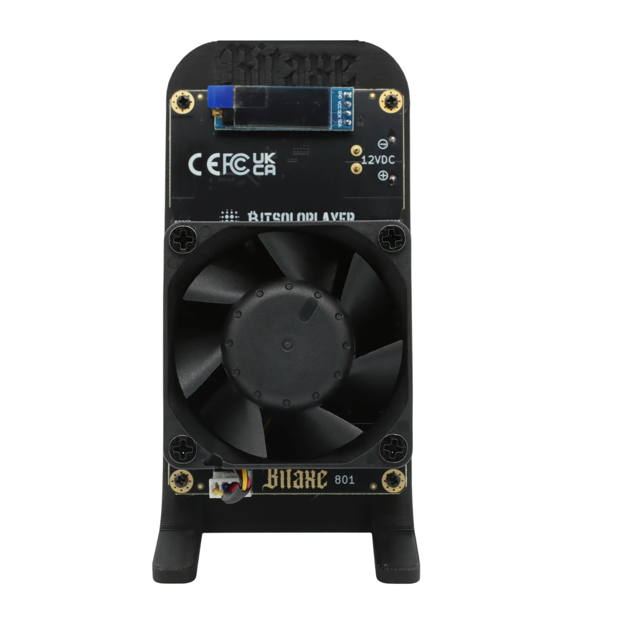 Bitaxe 801 Bitcoin Solo Miner – 2.4 TH/s, ~60W BM1370 Open-Source ASIC Home Miner with WiFi & OLED Display
