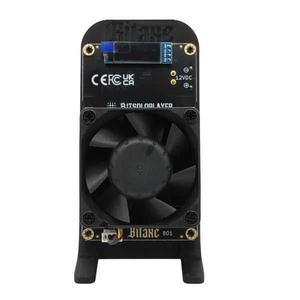 Bitaxe 801 Bitcoin Solo Miner – 2.4 TH/s, ~60W BM1370 Open-Source ASIC Home Miner with WiFi & OLED Display