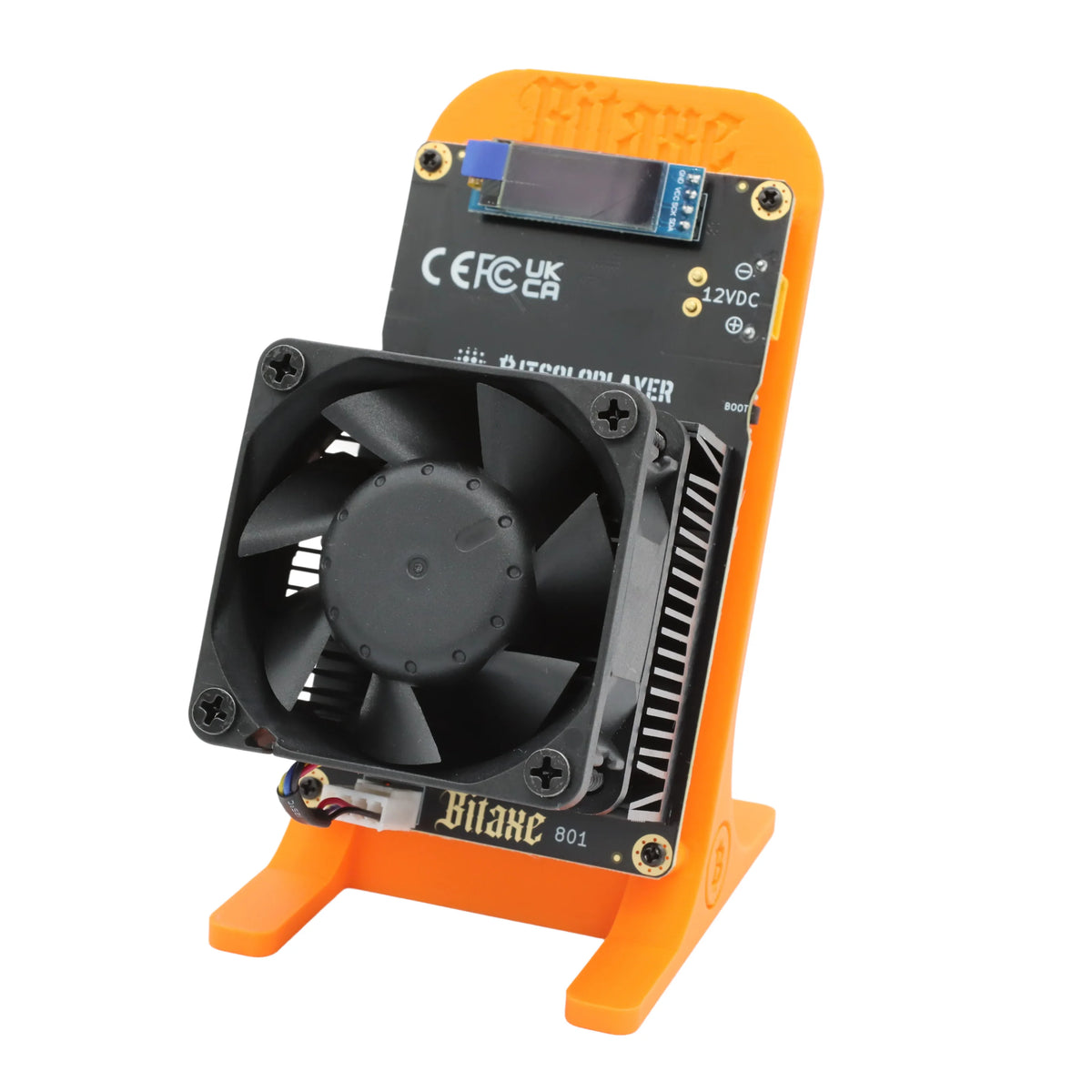 Bitaxe 801 Bitcoin Solo Miner – 2.4 TH/s, ~60W BM1370 Open-Source ASIC Home Miner with WiFi & OLED Display