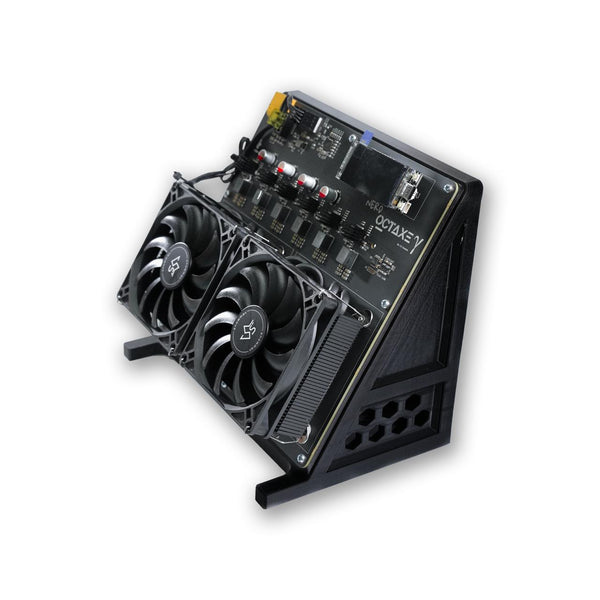 NerdOctaxe New Rev 3.1 Bitcoin Solo Miner – 12TH/s High-Efficiency ASIC (Replaces 9.6T Model), ~200W, Open-Source BTC Miner with Power Supply