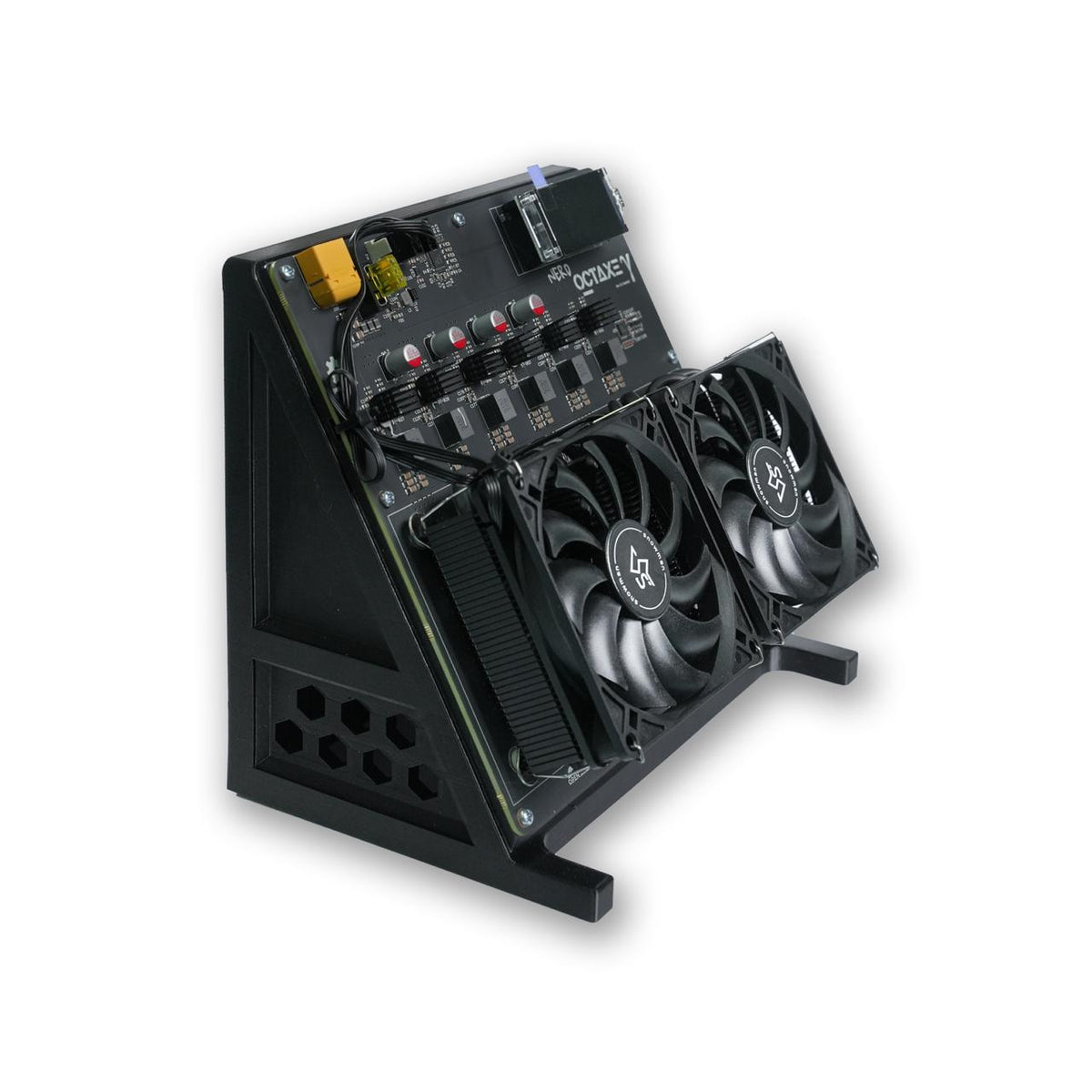 NerdOctaxe New Rev 3.1 Bitcoin Solo Miner – 12TH/s High-Efficiency ASIC (Replaces 9.6T Model), ~200W, Open-Source BTC Miner with Power Supply