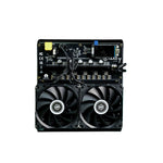 NerdOctaxe γ (Gamma) 15TH/s Bitcoin Solo Miner – High-Performance ASIC, 8× BM1370 Chips, ~200W, Open-Source AxeOS, Dual-Fan Cooling with PSU