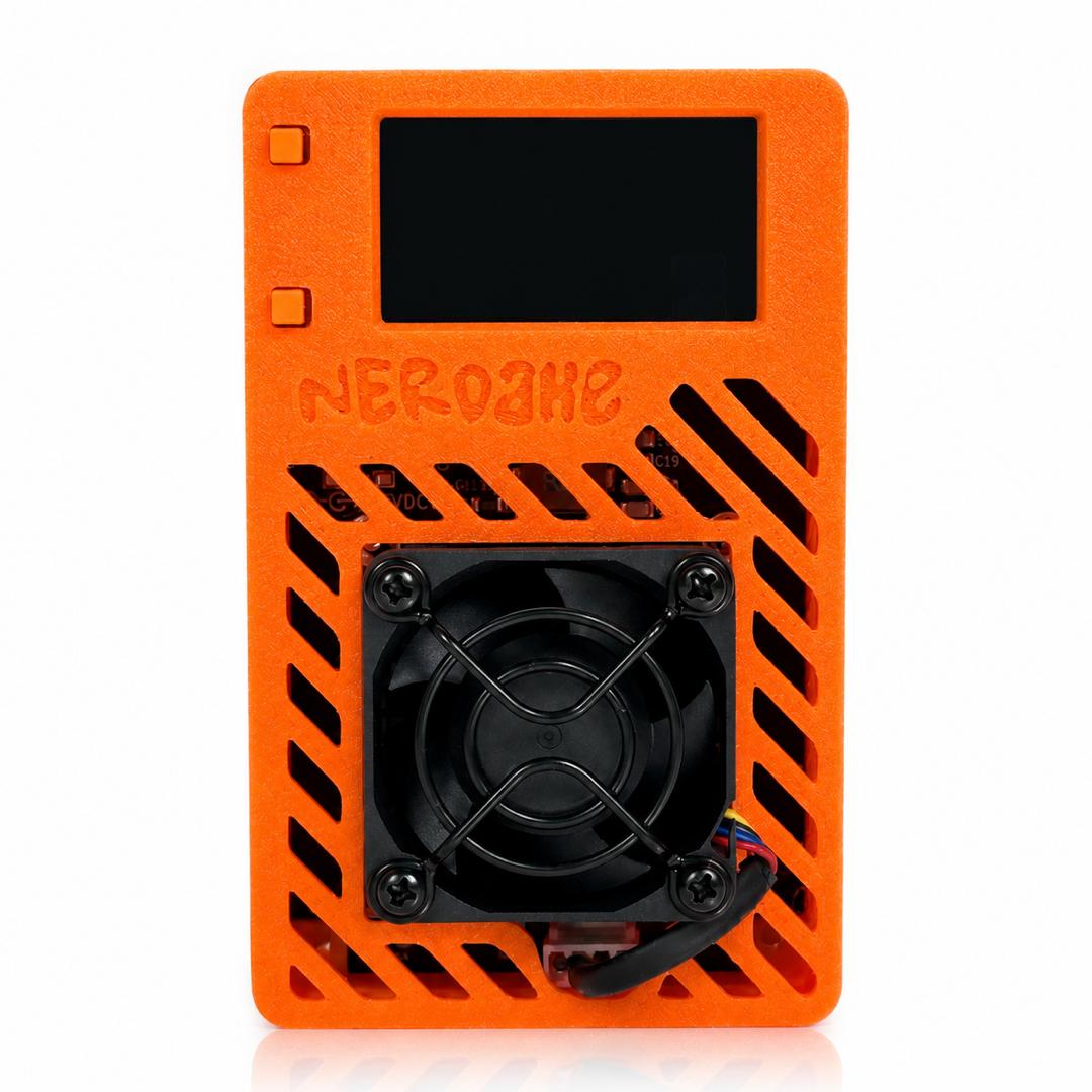 NerdAxe 1.5 TH/s Bitcoin Solo Miner – Single BM1370 ASIC, ~25W, Open-Source AxeOS, Compact Desktop Miner with WiFi & OLED Display